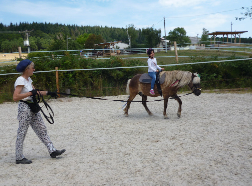 Reiten mit Fálki